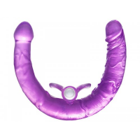 Двусторонний фаллоимитатор с вибропулей Toyfa Double Dildo
