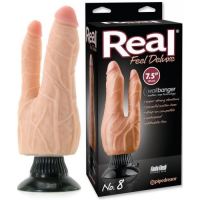 Фаллоимитатор двойной Real Feel Deluxe No.8 Flesh 24 см
