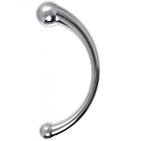 Двусторонний металлический стимулятор Metal by Toyfa 21 см