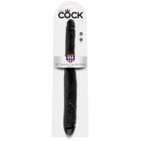 Двухсторонний фаллос King Cock - 16in Tapered Double черный