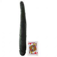 Двухсторонний фаллос King Cock - 16in Tapered Double черный