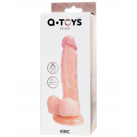 Реалистичный фаллоимитатор с мошонкой Toyfa Kirc 13 см