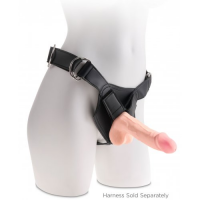 Фаллоимитатор с мошонкой на присоске King Cock Triple Density Cock with Balls Light 22 см