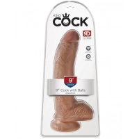 Фаллоимитатор с присоской King Cock with Balls 23 см