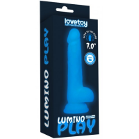 Светящийся в темноте фаллос на присоске Lumino Play Dildo 18 см