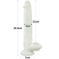 Светящийся в темноте фаллос на присоске Lumino Play Dildo 27 см