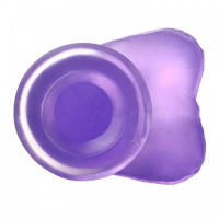 Фиолетовый фаллос Jelly Studs Crystal Dildo Medium 18 см