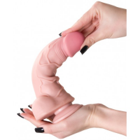 Реалистичный фаллос с подвижной крайней плотью My Babe My Dainty 21 см