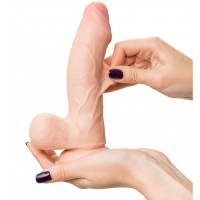 Реалистичный фаллос с подвижной крайней плотью My Babe My Treasure 19 см