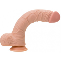 Реалистичный фаллоимитатор с имитацией двойной кожи My Babe My Idol 29 см