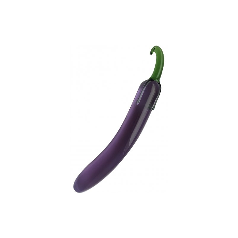Анальный стимулятор из стекла Баклажан