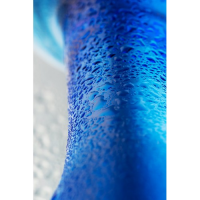 Синий фаллоимитатор из стекла Sexus Glass 13 см