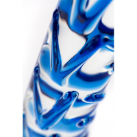Реалистичный фаллос с ярко выраженной головкой и рельефным стволом Sexus Glass 17 см
