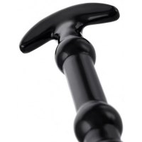 Нереалистичный анальный плаг из стекла Sexus Glass 19 см