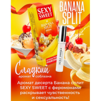 Парфюмированное средство для тела Sexy Sweet Banana Split с феромонами 10 мл