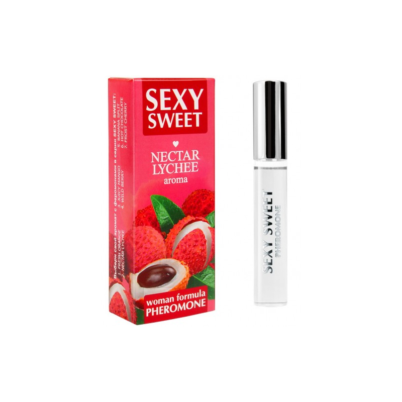 Парфюмированное средство для тела Sexy Sweet Nectar Lychee с феромонами 10 мл