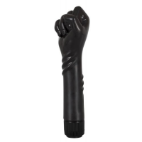 Анальный вибромассажер-кулак для фистинга The Black Fist