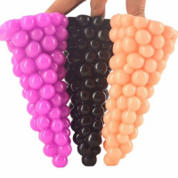 Анальная пирамида Виноград розовая