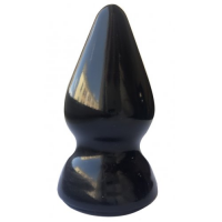 Анальная пробка силиконовая чёрная