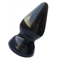 Анальная пробка силиконовая чёрная
