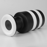 Черно-белая анальная пробка X-Missioner Butt Plug 19,5 см