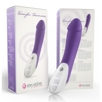 Вибратор с электростимуляцией Mystim Tickling Truman фиолетовый