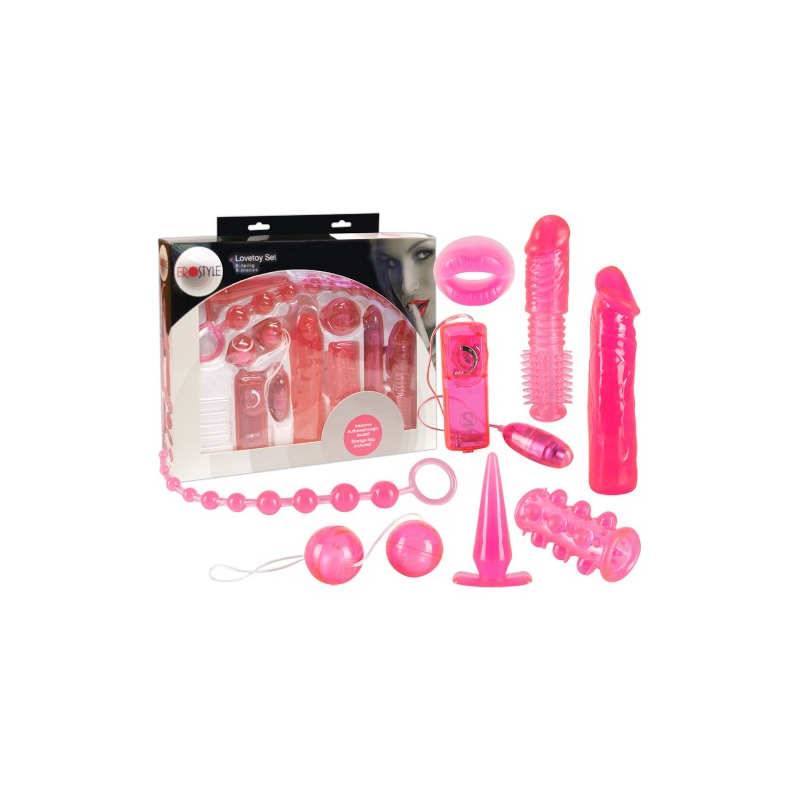 Набор игрушек для жаркого секса Pink Roses Set