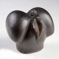 Фигурное мыло шоколадного цвета Цветок любви 190 грамм