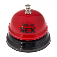 Звонок настольный Ring For Sex, красный