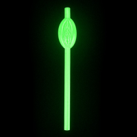 Набор трубочек для коктейлей светящиеся в темноте Glow in the Dark Pussy Straws