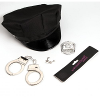 Карнавальный набор Секс-полиция - кепка, наручники, брошь