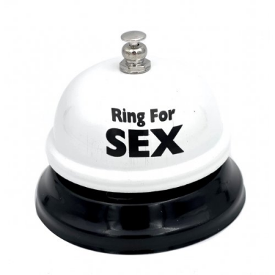 Звонок настольный Ring For Sex белый