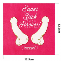 Бумажные салфетки Super Dick Forever 10 шт