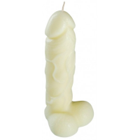 Белая фигурная свеча Фаворит 16 см