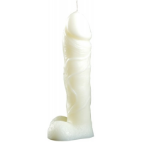 Белая фигурная свеча Фаворит 16 см