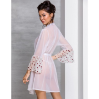 Пикантный белый пеньюар Lovelia L/XL
