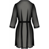 Соблазнительный черный пеньюар Diva L/XL
